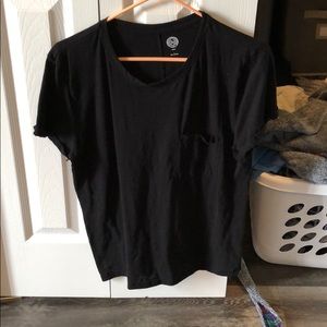 Black short sleeved shirt